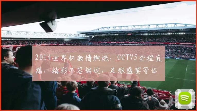 2014世界杯激情燃烧，CCTV5全程直播，精彩不容错过，足球盛宴等你来